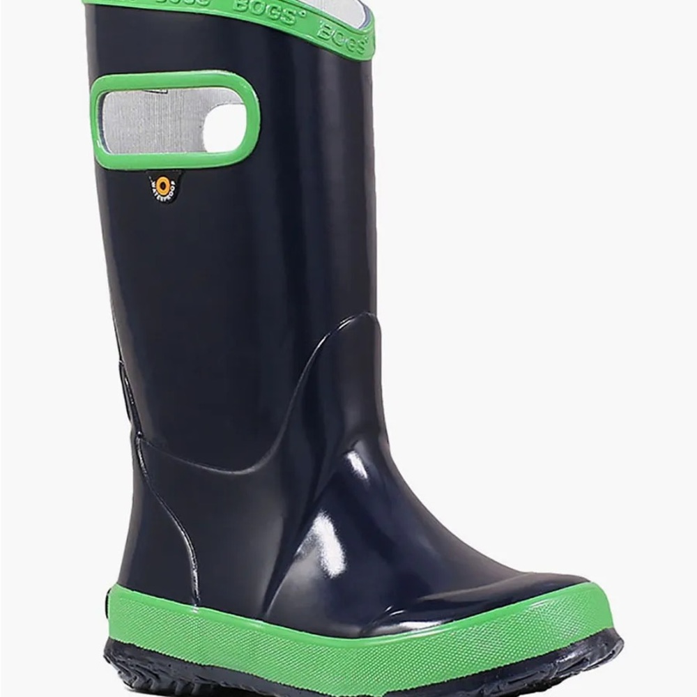 BOGS RAINBOOT NAVY Kids' Lightweight Waterproof Boots